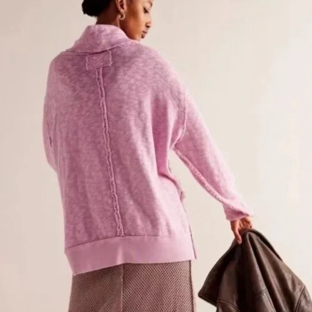 We‎ The Free Timmy Turtleneck
 Cozy Pink Sweater Size S